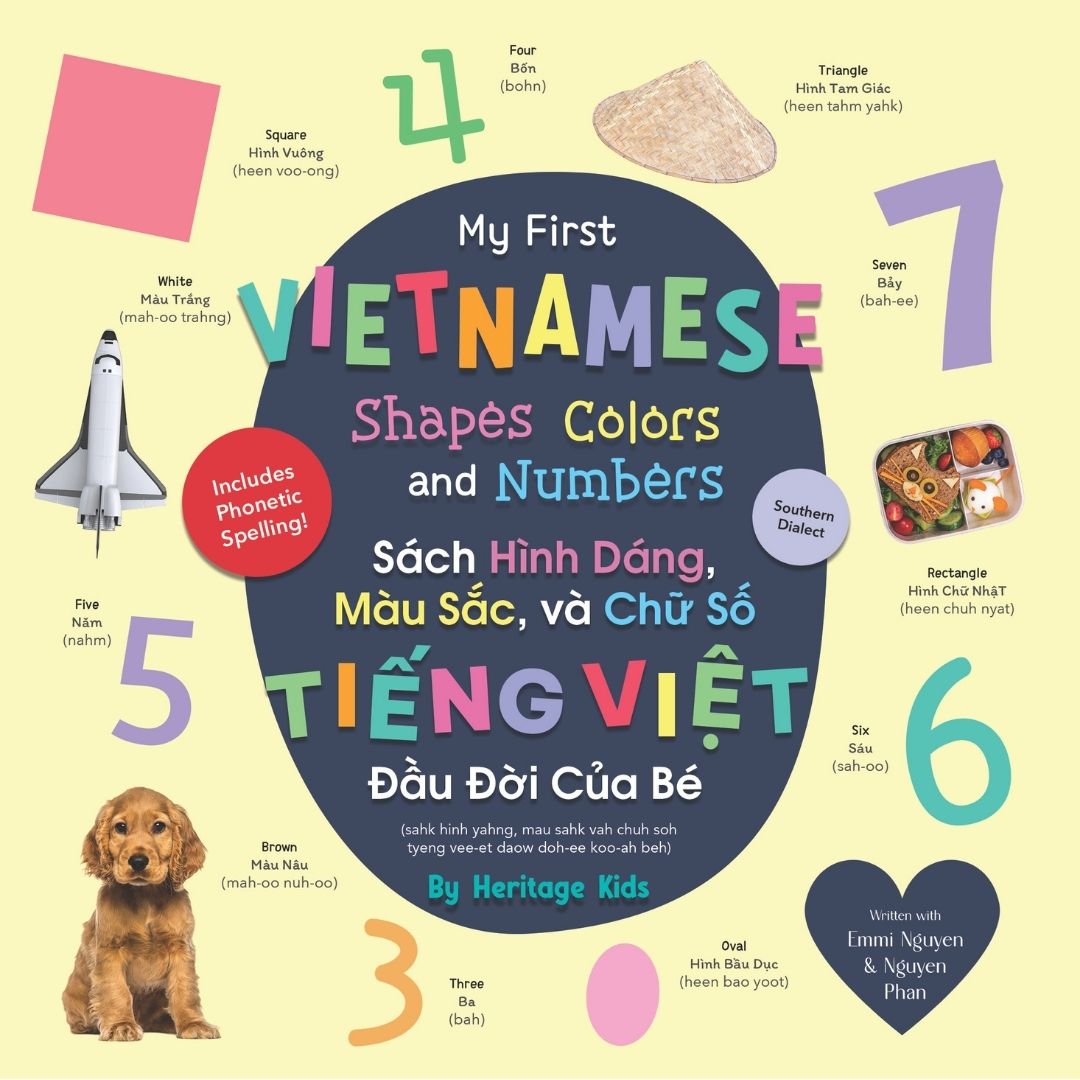 My First Vietnamese Shapes, Colors, and Numbers (AMZ)